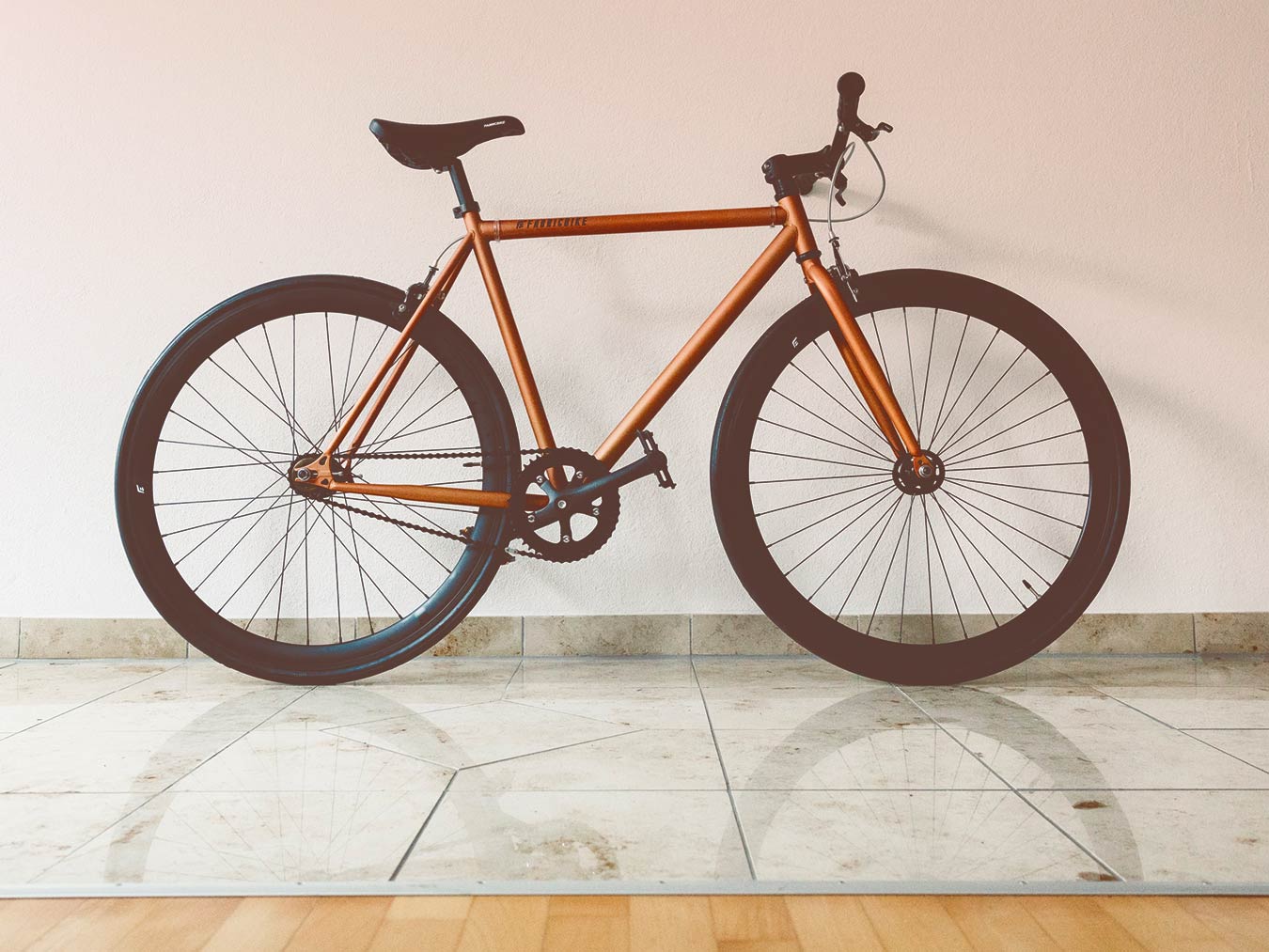 Bicycles Standing against Wall Bicycle Standing against Wall